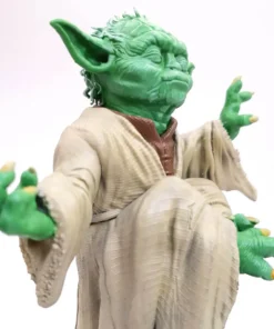 Resin 3D Printed and hand-painted Master Yoda Figure